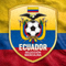 厄瓜多尔国家男子足球队队徽 - 黄蓝红三色盾徽